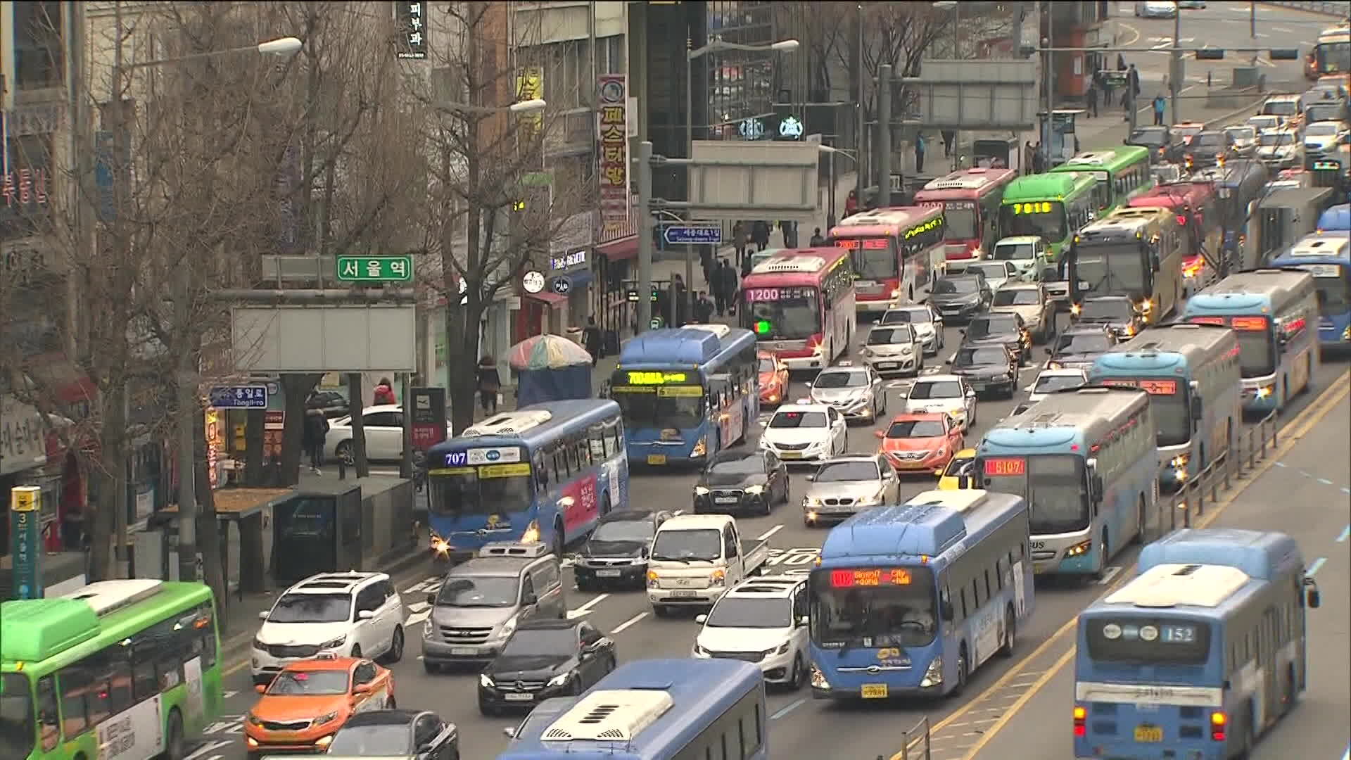 서울 시내버스 파업 철회…<br>전 노선 정상운행