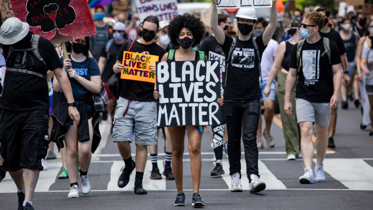 2020년 미국 전역에서 일어났던  ‘흑인 생명도 중요하다(Black Lives Matter)’ 운동