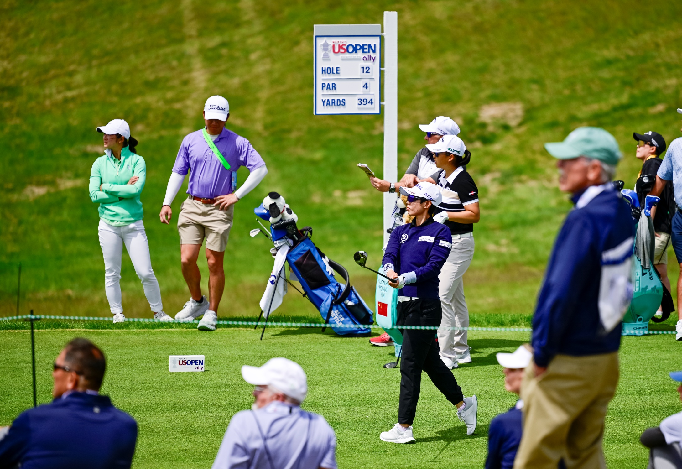 2025 US여자오픈이 열리는 에린힐스 골프장에서 훈련중인 한국 선수 (사진 출처:LPGA)