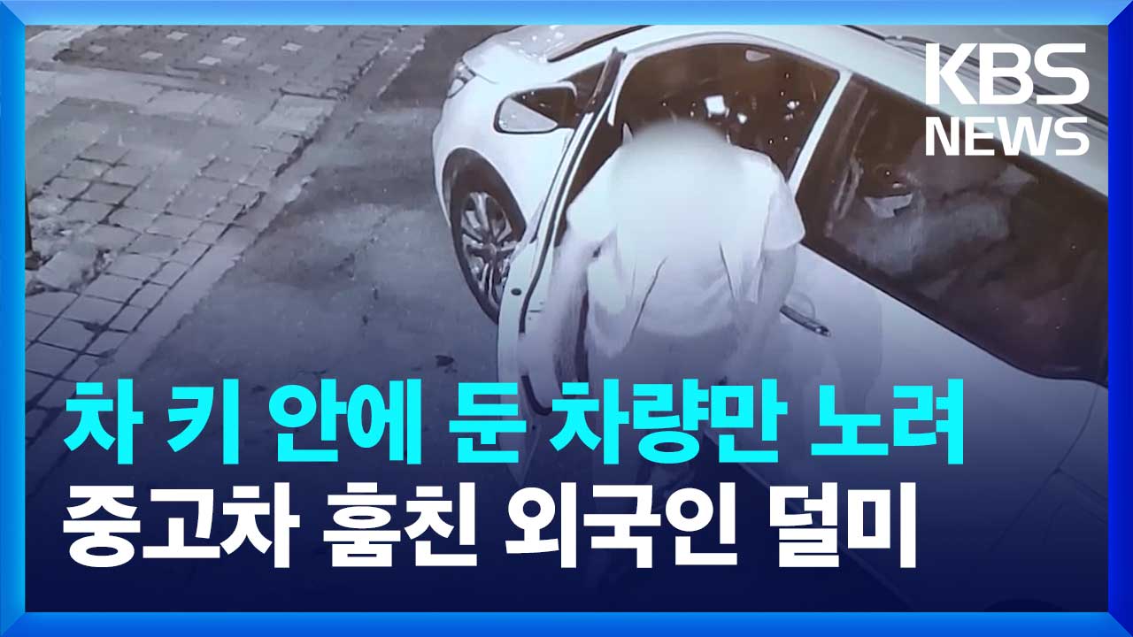 “차 키 안에 둔 차량만 노려”…중고차 훔친 외국인 덜미