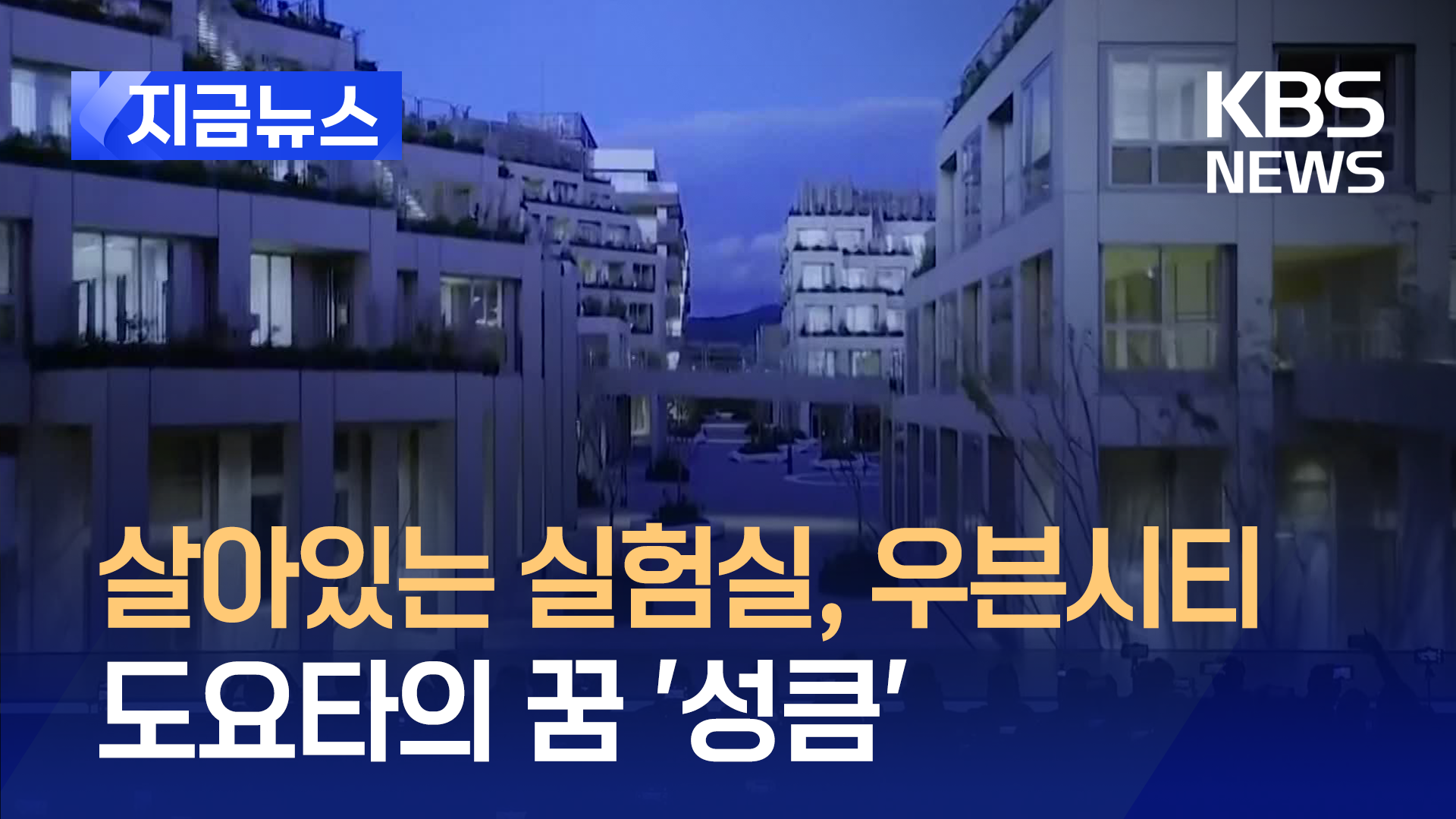 살아있는 실험실, 우븐시티…도요타의 꿈 ‘성큼’ 