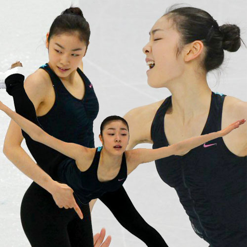 피겨 김연아가 밴쿠버에서 둘째 날 연습을 시작했다. 22일 오전(한국시간) 2010 밴쿠버 동계올림픽에 참가하는 김연아가 퍼시픽 콜리시움 경기장에서 연습을 하고 있다.