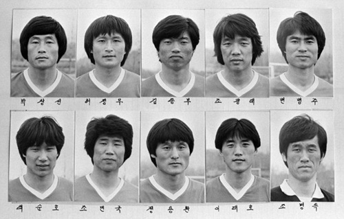 프로축구 경남FC 조광래(56) 감독이 "대한축구협회가 대표팀 감독으로 내정했다고 연락해왔다"고 20일 밝혔다. 사진은 지난 1986년 멕시코 월드컵 당시 대표팀 선수들 모습.