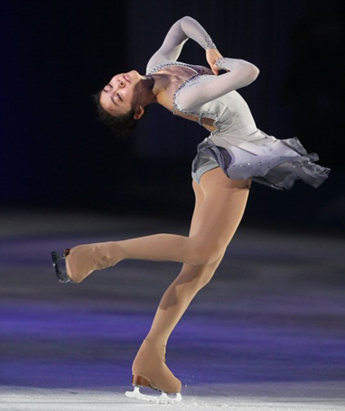 피겨퀸 김연아가 23일 경기도 고양시 킨텍스에서 열린 '삼성 애니콜 하우젠 2010 올댓 스케이트 서머 아이스쇼' 에서 환상의 무대를 펼치고 있다.