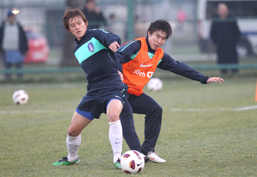 터키 국가대표팀과의 평가전을 앞두고 터키에 입성한 축구 국가대표팀 홍철이 7일 새벽(한국시간) 터키 이스탄불  벨레디예시 경기장에서 훈련하고 있다.