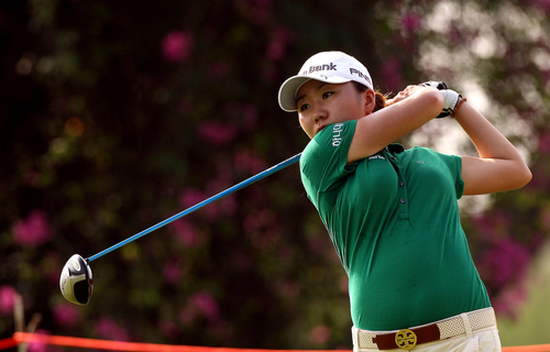 김인경이 17일 태국 파타야의 시암 컨트리클럽 올드코스에서 열린 2011년 LPGA개막전인 Honda LPGA THAILAND 2011에서 5번홀 드라이버샷 하고 있다.