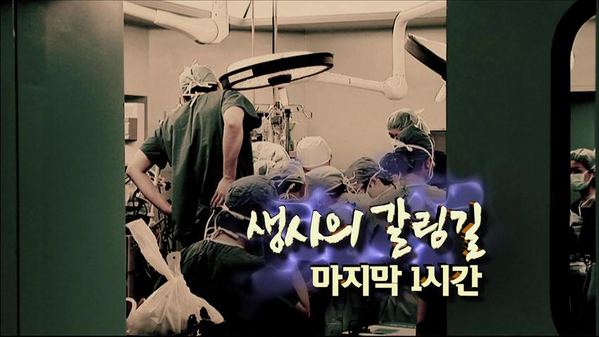 생사의 갈림길 마지막 1시간