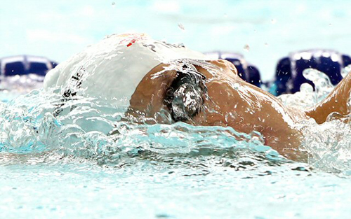 '한국 수영의 대들보' 박태환(22·단국대)이 2011 국제수영연맹(FINA) 세계수영선수권대회가 열리는 중국 상하이에서 막판 컨디션 조절에 들어갔다. 박태환이 21일 상하이 위안선 스포츠센터 수영장에서 훈련을 하고있다.