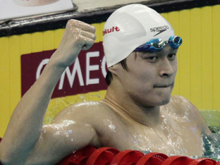 쑨양, 자유형 1,500ｍ 금메달 ‘세계신’