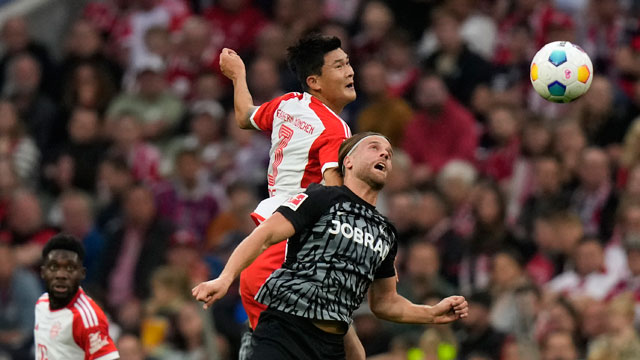 김민재 수비수 최고평점…뮌헨, 프라이부르크에 3-0 대승