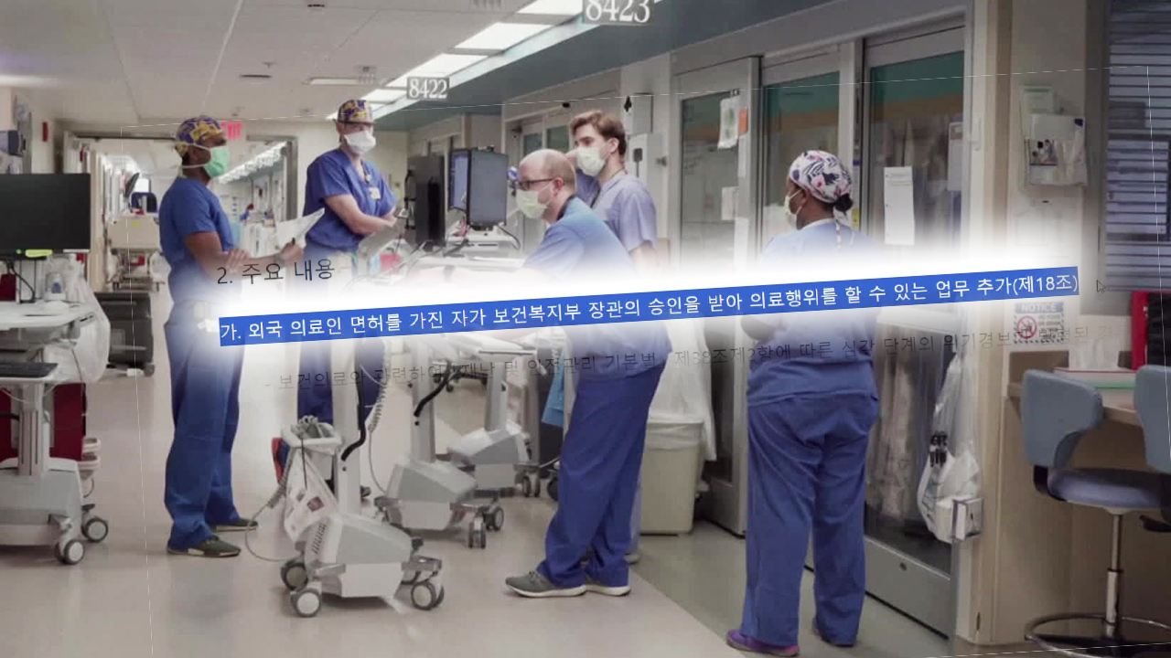 의정 갈등 속 ‘외국 의사 진료 허용’…의료계 강력 반발