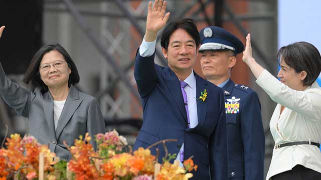 라이칭더 타이완 총통 취임…“현상유지·양안 공동번영 입장 표명”