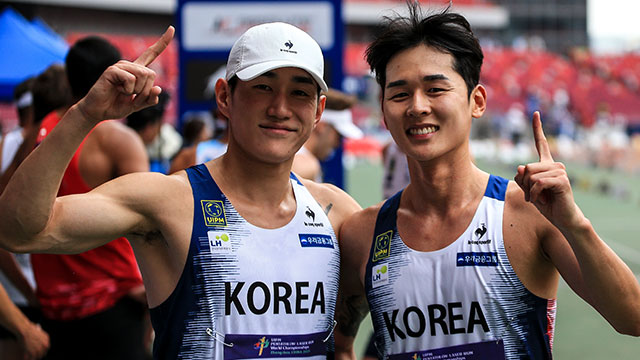 한국 근대5종 대표팀, 세계선수권 남녀 계주 첫 동반 우승