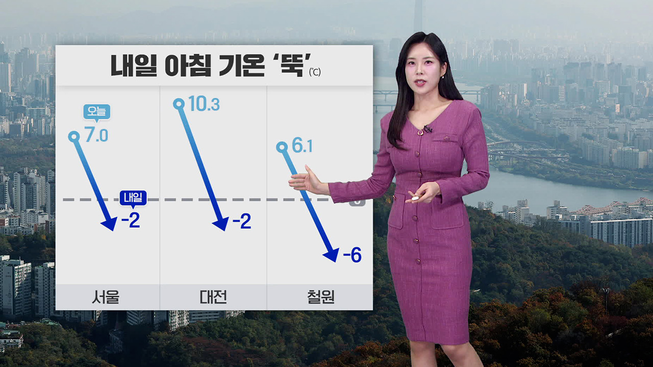 오늘 초겨울 추위…곳곳에 한파특보