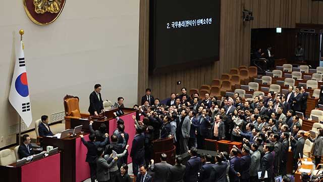 일본 언론, 한덕수 권한대행 탄핵안 가결 속보로 보도…“행정당국 혼란”