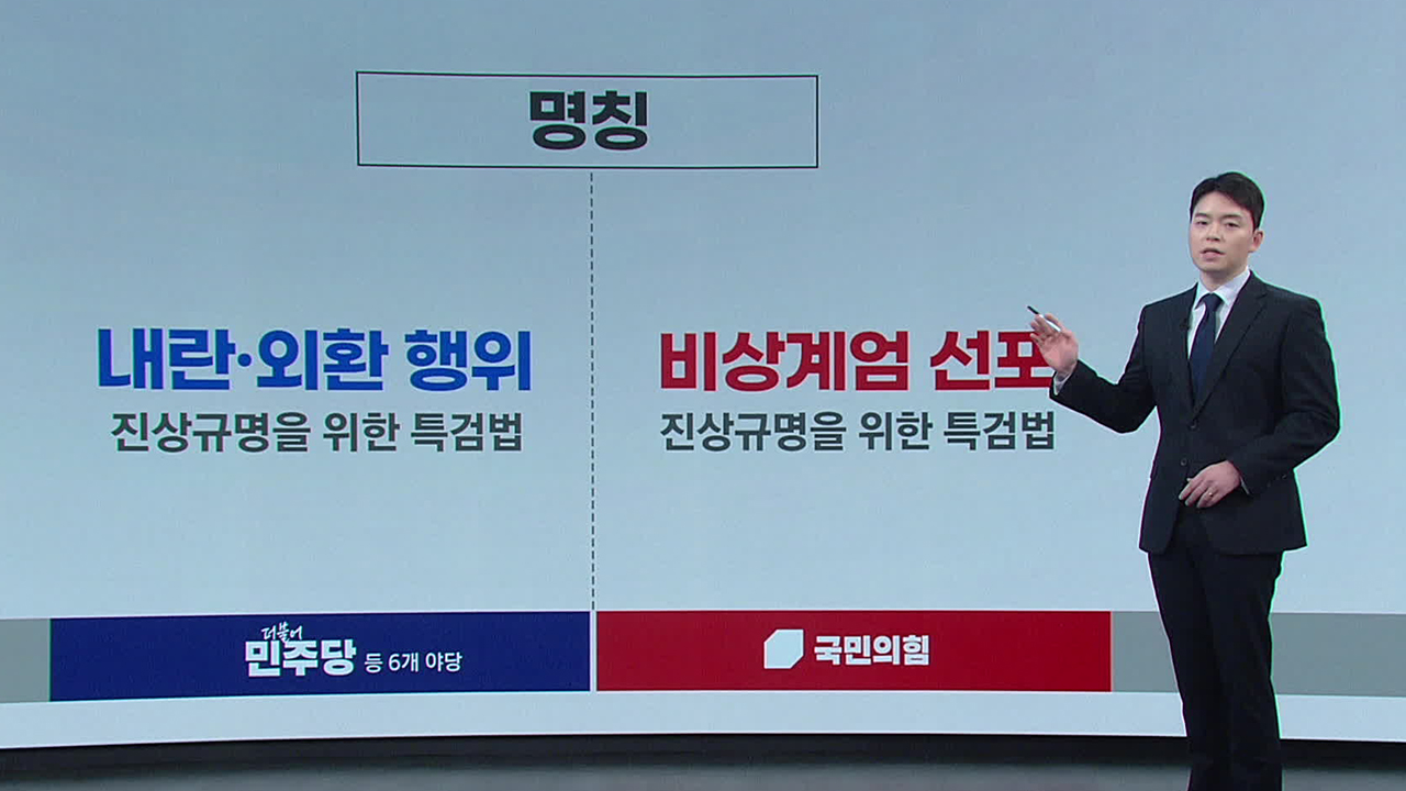 ‘내란·외환 특검법’ ‘비상계엄 특검법’…핵심 쟁점은?