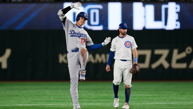 오타니 2안타·야마모토 호투…다저스, MLB 도쿄 개막전 승리