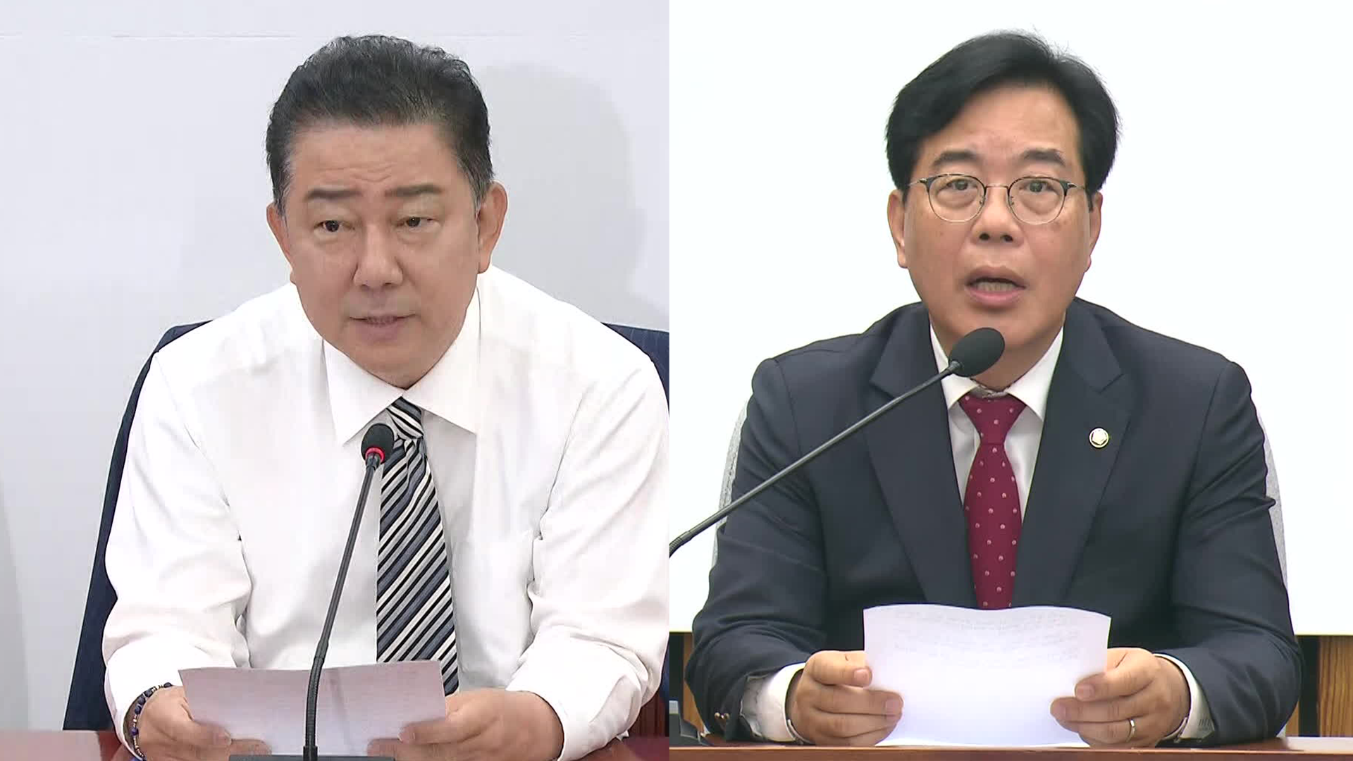 여야 새 원내대표 첫 회의…“민생 회복” “혁신위 구성”