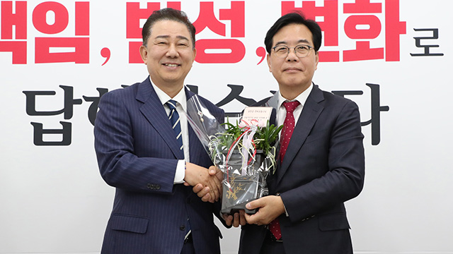 김병기-송언석 원내대표 첫 대면…“주1회 정례 회동”