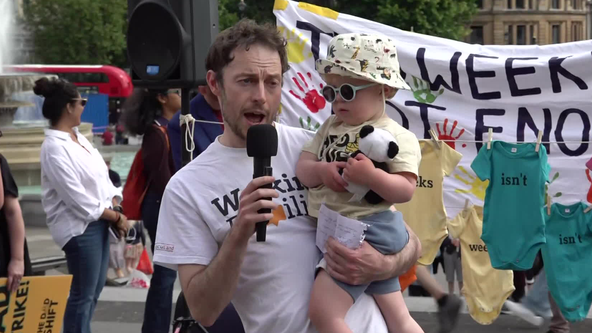 UK dads on strike for parental leave