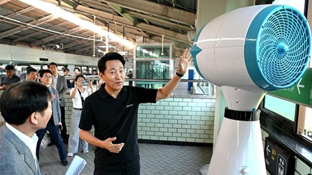 오세훈, 비냉방 지하철역 현장점검…“쉼터·냉방보조기 확대”