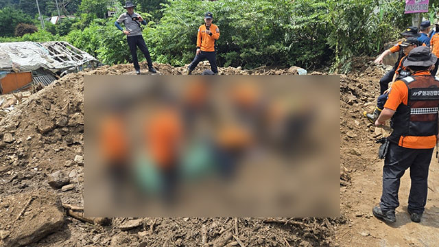 가평 폭우 때 산사태로 매몰됐던 70대, 숨진 채 발견…실종자 추가 확인