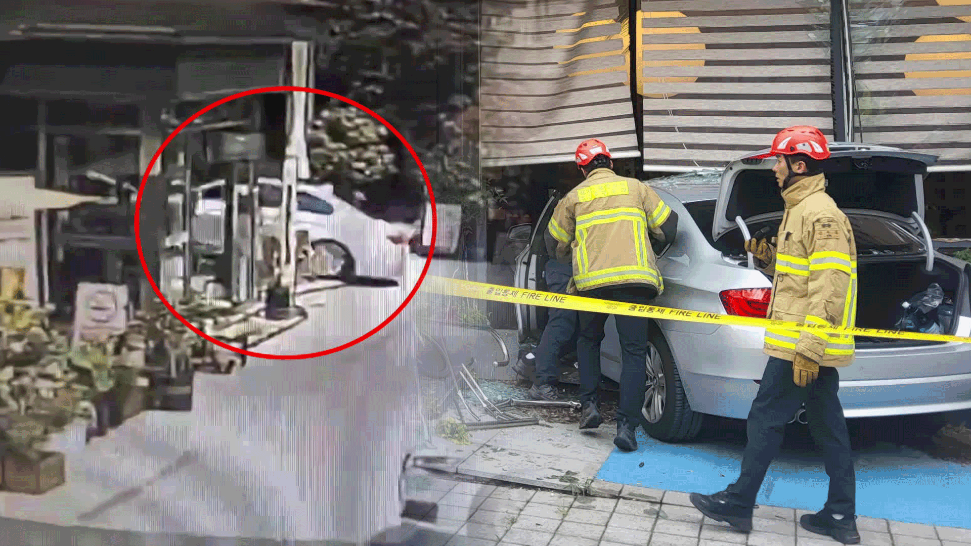 60대 운전자 차량 식당 돌진…1명 사망·6명 부상