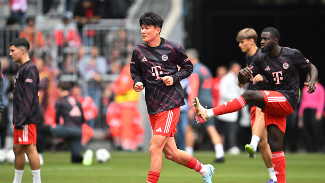 뮌헨 김민재, 10대 유망주들과 친선경기 소화…팀은 2-1 승리