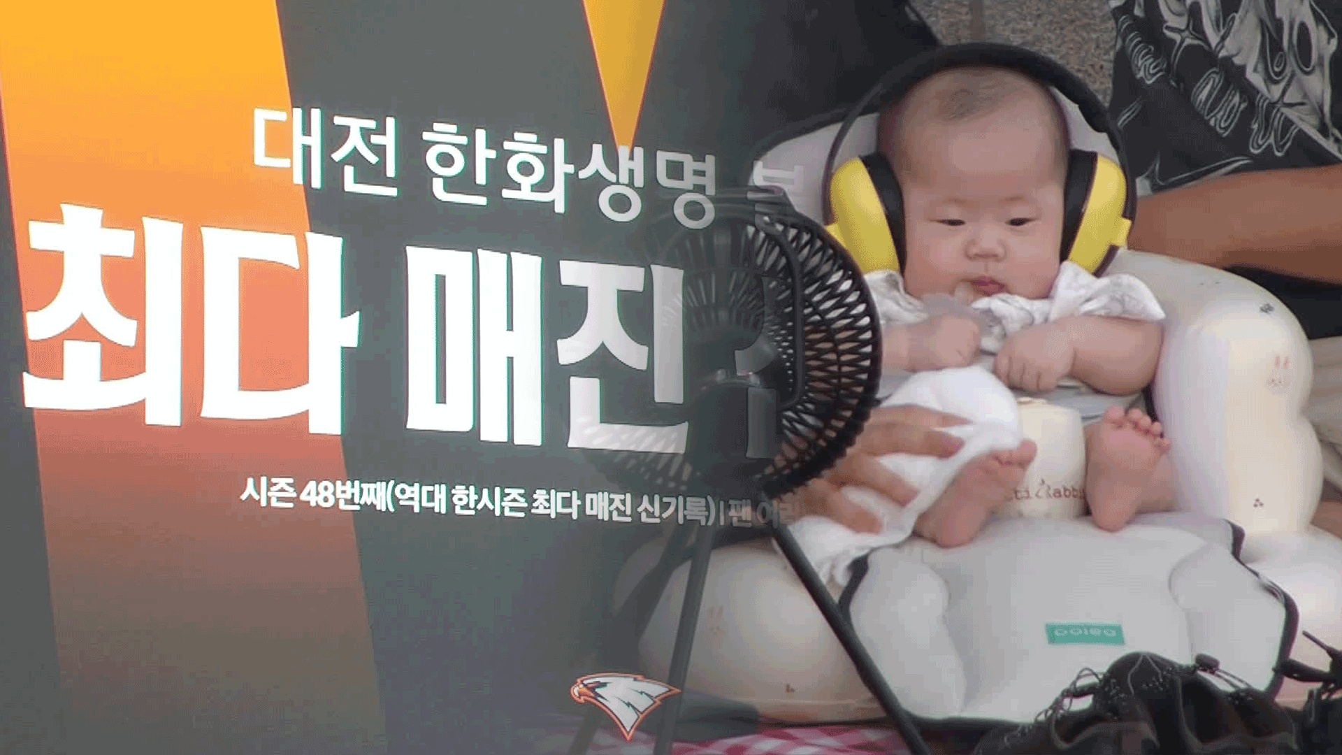[오늘의 영상] 아기 팬과 함께 홈 관중 90만 명 돌파