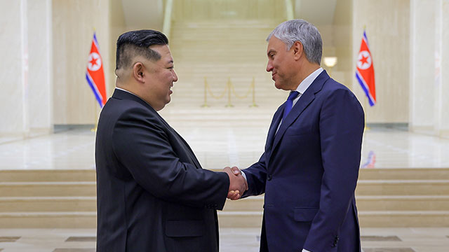 김정은, 러 하원의장 접견…“북러 인민 친밀감 더욱 두텁게”
