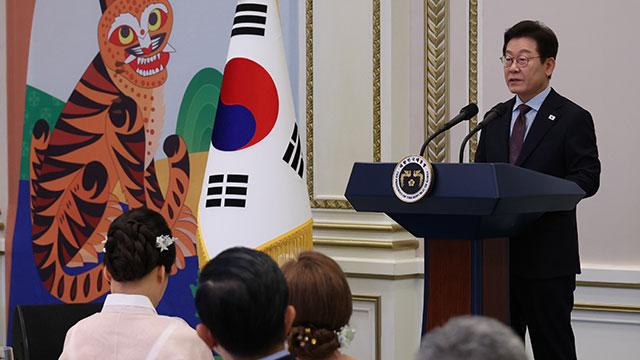 이 대통령, 주한외교단 초청 만찬…“한국 민주주의 신뢰에 감사”