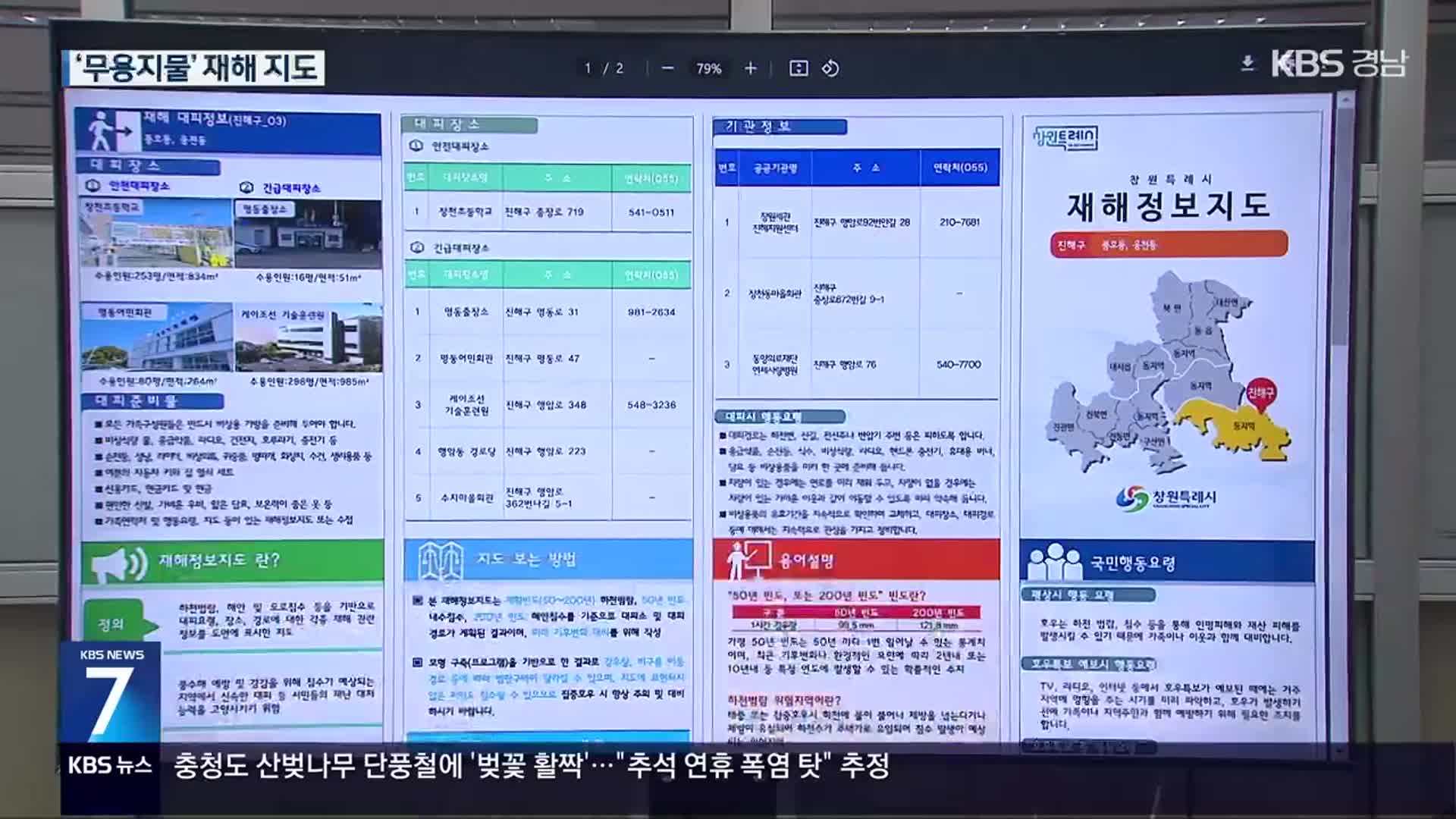 10억 들여 만든 재해 지도…재해에 ‘무용지물’