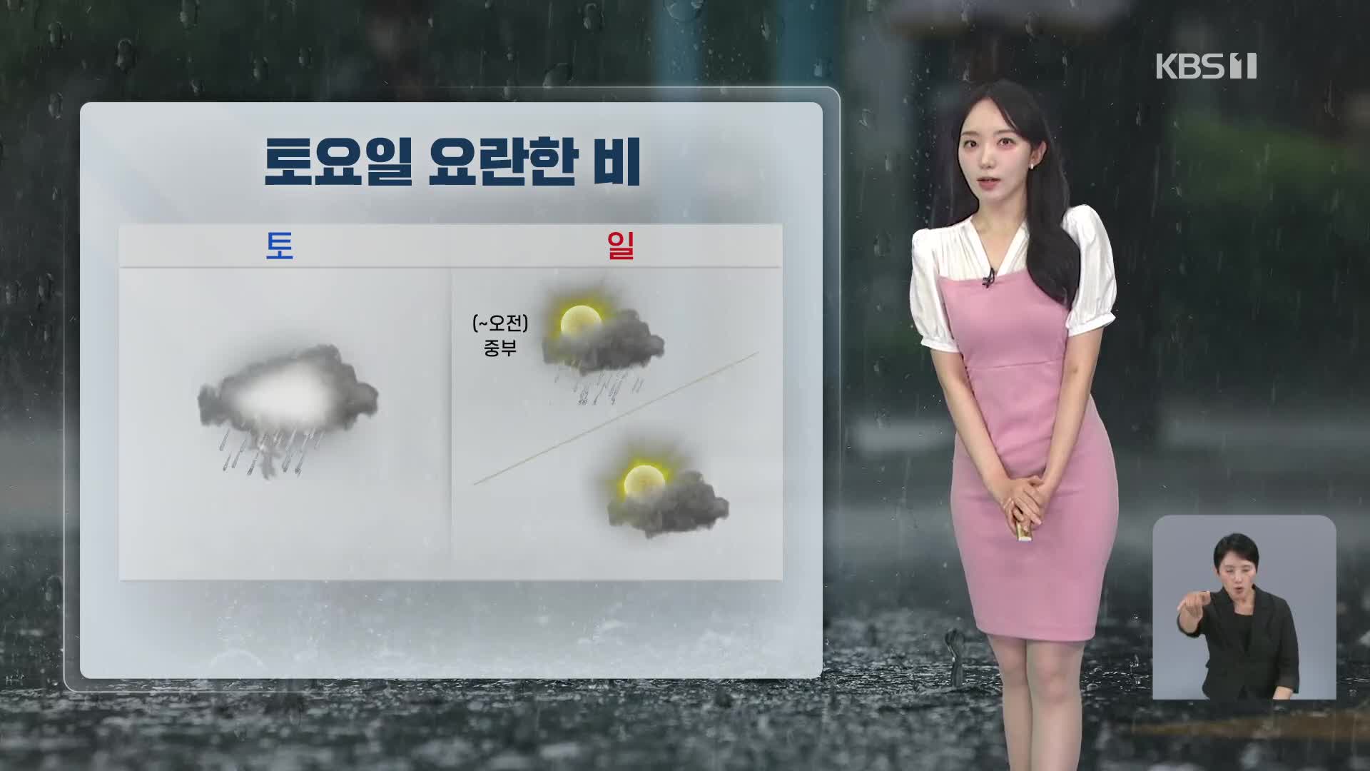 [오후날씨 꿀팁] 남부, 올해 첫 폭염주의보…주말 전국 장맛비