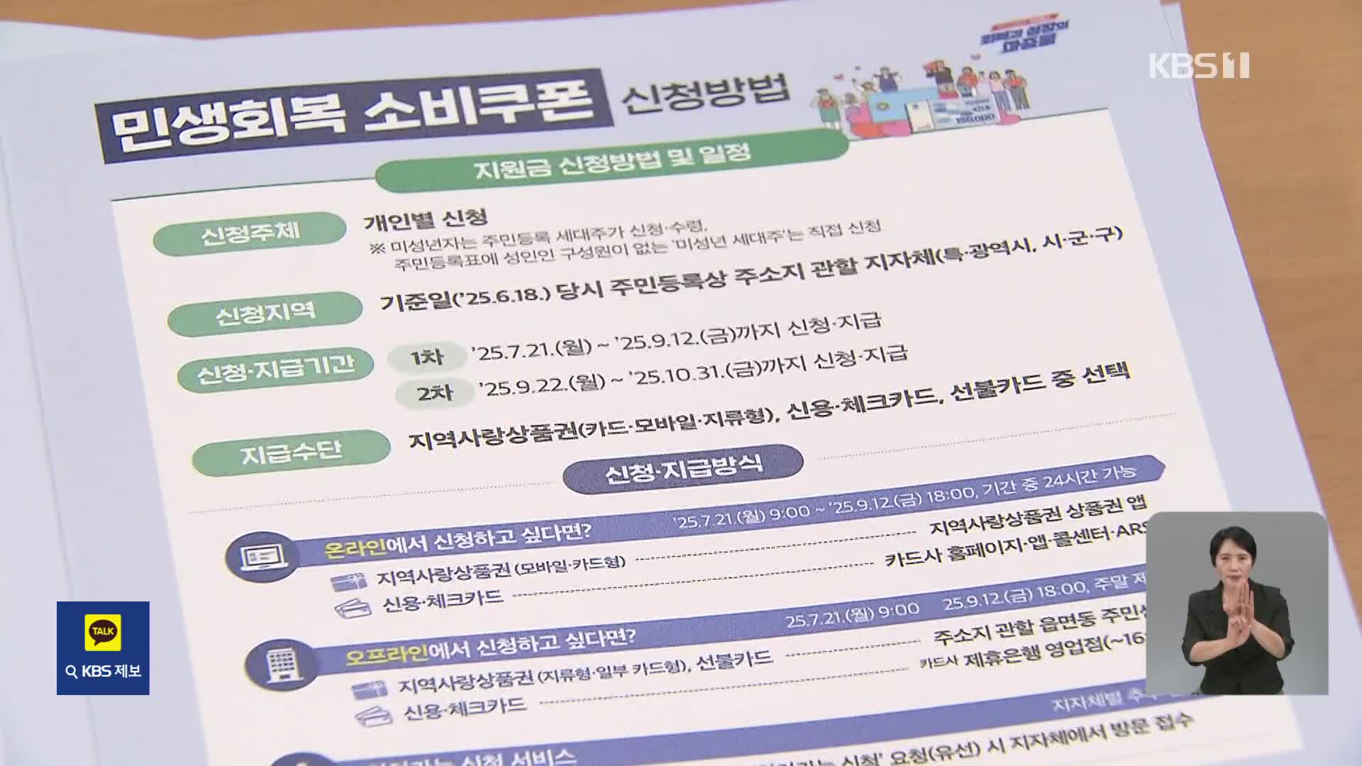 ‘소비쿠폰’ 이틀 만에 1,428만여명 신청…알뜰 사용 ‘꿀팁’은?