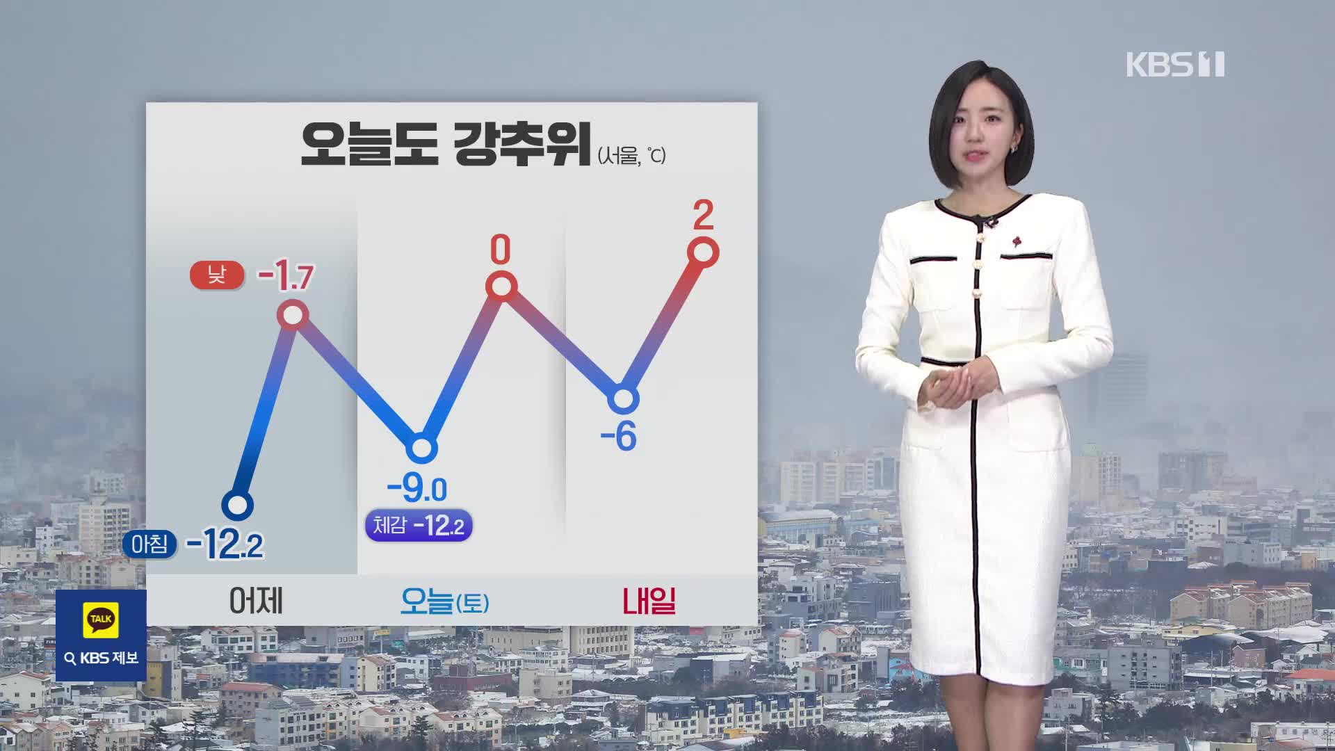 [주말 날씨] 아침까지 강추위…서해안·제주 눈비