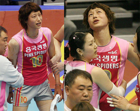 김연경 퇴장! “누가 나 좀 말려줘” 