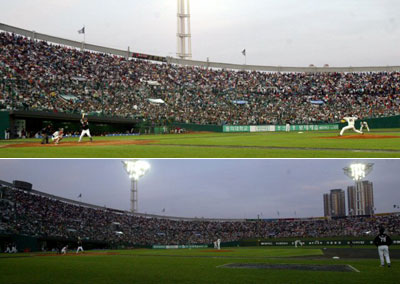 1일 오후 부산 사직야구장에서 열린 프로야구 롯데-LG 경기가 3만석 매진을 기록했다. 롯데는 올 시즌 8개구단 가운데 처음으로 30만 관중을 돌파했다. 