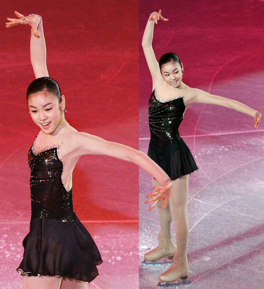   '피겨 퀸' 김연아가 9일 오전 밴쿠버 퍼시픽 콜리시움에서 열린 2009 국제빙상경기연맹(ISU) 4대륙 피겨선수권대회 갈라쇼에서 멋진 연기를 선보이고 있다.
<table width="520" border="1" align="center" cellpadding="5" cellspacing="0" bordercolor="#999999"><tr valign="top"><td align="center"><a href="http://sports.kbs.co.kr/article/moresports/200902/20090208/1718672.html"><img src="http://newsimg.kbs.co.kr/imgdb/200902/20090209/43478.jpg" width="100" height="75" /><div style="color:#1881C3; margin-top:5px;"><b> 연아 연기 절정<br> 마지막 표정<img src="http://newsimg.kbs.co.kr/images/2005/button/icon_vod.gif" align="absmiddle"></b></div></a></td><td align="center"><a href="http://sports.kbs.co.kr/article/moresports/200902/20090207/1718409.html"><img src="http://newsimg.kbs.co.kr/imgdb/200902/20090207/43382.jpg" width="100" height="75" /><div style="color:#1881C3; margin-top:5px;"><b> 김연아 시대<br>요정서 여왕<img src="http://newsimg.kbs.co.kr/images/2005/button/icon_vod.gif" align="absmiddle"></center></b></div></a></td><td align="center"><a href="http://sports.kbs.co.kr/article/moresports/200902/20090207/1718387.html"><img src="http://newsimg.kbs.co.kr/imgdb/200902/20090209/43479.jpg" width="100" height="75" /><div style="color:#1881C3; margin-top:5px;"><b> 애매한 판정<br>더 값진 금!<img src="http://newsimg.kbs.co.kr/images/2005/button/icon_vod.gif" align="absmiddle"></center></b></div></a></td><td align="center"><a href="http://sports.kbs.co.kr/article/moresports/200902/20090207/1718408.html"><img src="http://newsimg.kbs.co.kr/imgdb/200902/20090209/43480.jpg" width="100" height="75" /><div style="color:#1881C3; margin-top:5px;"><b> ‘여왕’ 김연아<br>마오에 설욕<img src="http://newsimg.kbs.co.kr/images/2005/button/icon_vod.gif" align="absmiddle"></center></b></div></a></td><td align="center"><a href="http://sports.kbs.co.kr/bbs/exec/ps00404.php?bid=191&id=15"><img src="http://newsimg.kbs.co.kr/imgdb/200902/20090207/43380.jpg"  width="100" height="75" /><div style="color:#1881C3; margin-top:5px;"><b>‘김연아 매력!’<br>KBS 스페셜</b></font></a></td></tr></table> 