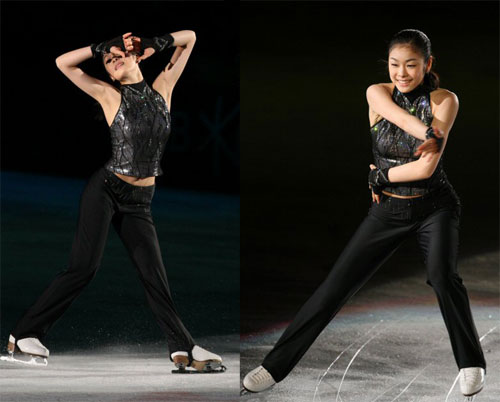 피겨퀸 김연아가 24일 경기도 고양시 킨텍스에서 열린 KCC스위첸 페스타온아이스2009에서 멋진 연기를 펼치고 있다. 